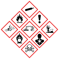 Symbol CLP-Etiketten